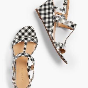 Talbots Royce T-Strap Wedge Sandal